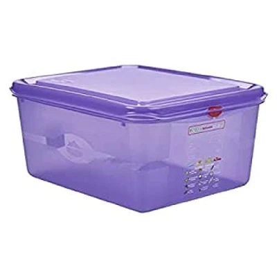 Immagine di Genware 12480 al allergeni GN Contenitore, 1/2, 150 mm di profondità, 10 l (Confezione da 6)