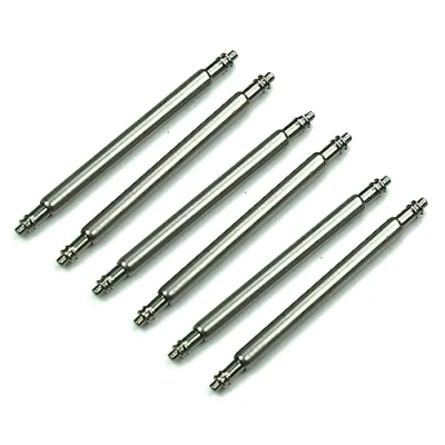 Immagine di Sulla Perni a molla in acciaio inox (diametro 1,78 mm) per orologi e bracciali, 24mm