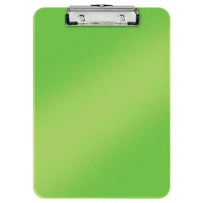 Immagine di Leitz Portablocco con clip, Formato A4, Plastica rigida, Gamma WOW, Verde, 39710054