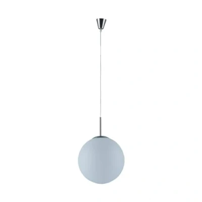 Immagine di lampada a sospensione &#039;Marike&#039; dimmerabile (Moderno) colore Bianco, in Vetro ad es. Soggiorno &amp; Sala da pranzo (1 luce, E27) di Lindby vetro, sospensione,