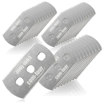 Immagine di COM FOUR® 30 pezzi di lame ricambio per pulizia raschietto, accessori la degli utensili, raschietto forni e fornelli, adatte fornelli (30