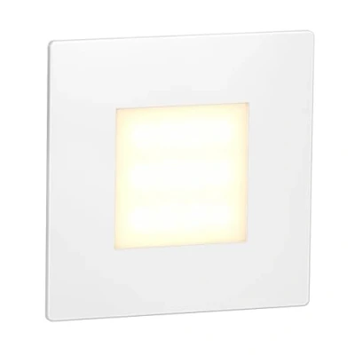Immagine di ledscom.de lampada a LED per scale/apparecchio da incasso FEX interni ed esterni, angolare, 85 x mm, bianco caldo, luce scale, illuminazione gradini,