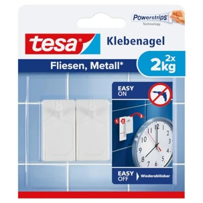 Immagine di tesa 77762 Chiodi adesivi Bianco Contenuto: 2 pz.