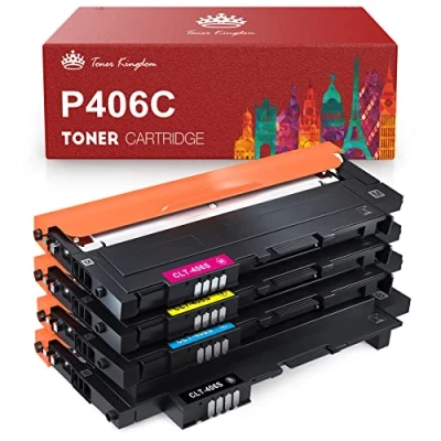 Immagine di Toner Kingdom CLT K406S Compatibile CLX 3305 CLP 365W 365 360 Xpress C460FW C410W C460W Cartucce 3300 3305FN 406S P406C
