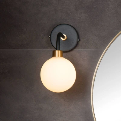 Immagine di Lucide Applique Berend di vetro, altezza 25,2 cm