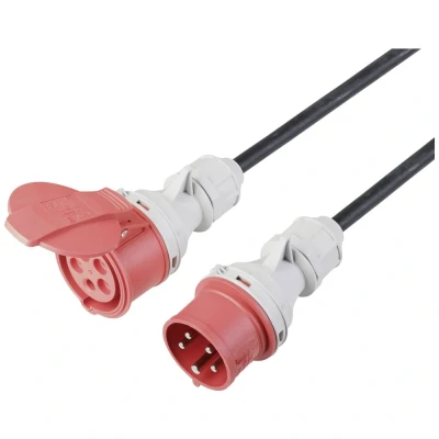 Immagine di Sygonix SY 5245022 Alimentazione Prolunga 16 A Nero 25 m H07RN F 5G 1,5 mm² resistente alle intemperie, adatto per ambienti esterni