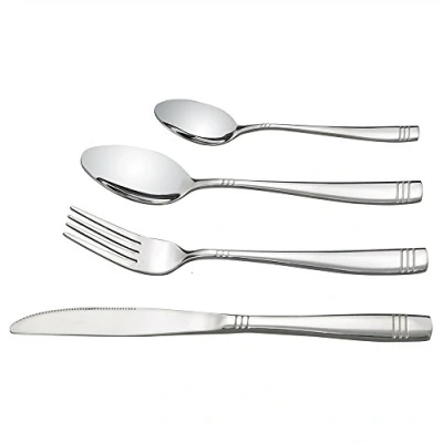 Immagine di Dynko 48 Pezzi Set di Posate In Acciaio Inox, Servizio Per 12 Persone