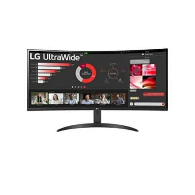 Immagine di LG UltraWide™ 34WR50QC B Schermo PC ultra largo curvo da 34&quot; Pannello VA risoluzione UWQHD (3440x1440), 5ms GtG 100Hz, HDR 10, sRGB 99%, AMD FreeSync, PBP, inclinabile, curvatura 1800R
