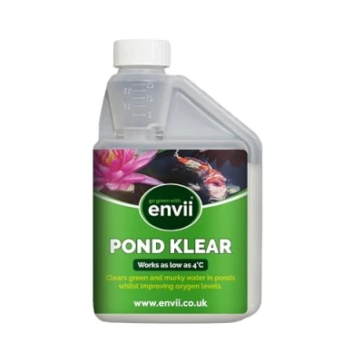 Immagine di envii Pond Klear Trattamento Batteri per laghetto acque Verde Che Rende l&#039;acqua dei limpida (Tratta Fino a 20&#039;000 Litri Acqua)