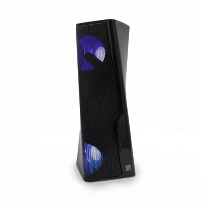 Immagine di Xtreme videogames Speaker BT 5.0 Wireless Cassa Portatile TOWER Twins Led Light 33150, Nero