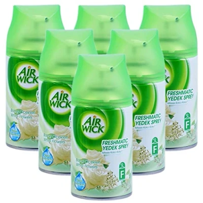 Immagine di Airwick 3 ricariche per fiori bianchi Freshmatic Max 250 ml