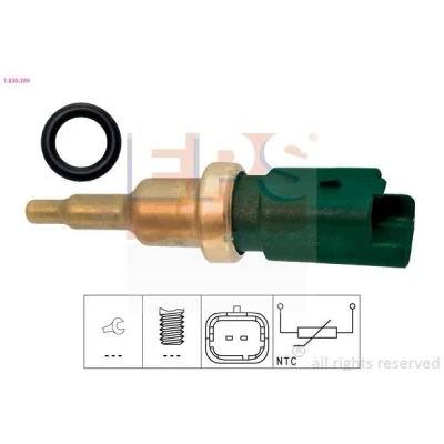 Immagine di EPS 1.830.399 Sensore Temperatura Refrigerante CITROËN: C3 II, C4 II Hatchback, Picasso, PEUGEOT: 207 SW, 2008 Station Wagon