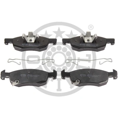 Immagine di OPTIMAL BP 12696 Kit pastiglie freno Assale anteriore con segnalatore acustico usura accessori OPEL: Corsa E Hatchback