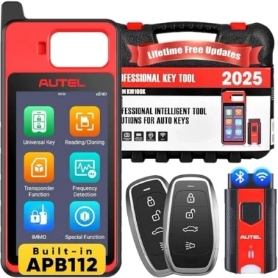 Immagine di Autel MaxiIM KM100(X), 2024 Lite Ver di IM508 IM608, Generazione Chiavi Anni &#039;60, Strumento Programmazione Portachiavi IMMO, Lettura/Scrittura/Clonazione Chip Transponder, Immobilizzatore Chiave