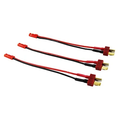 Immagine di OliYin 3 Pezzi Maschio D T a Spina per connettore JST Adattatore da 10cm Filo Resistente 20awg (Confezione 3)