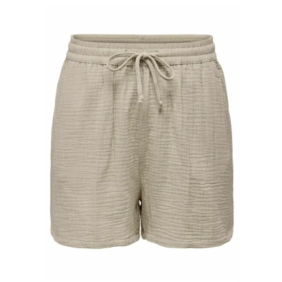 Immagine di ONLY Struktur Onlthyra Shorts, Donna, Taglia: Medium, Beige