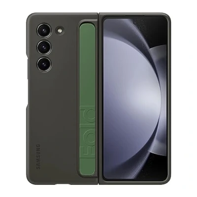 Immagine di Samsung Standing PC Back Cover con Cinturino Nero Galaxy Z Fold5