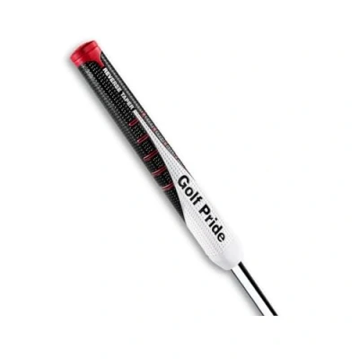 Immagine di Golf Pride 2024 Reverse Taper Round Medium Size Putter Grip Enhanced Stroke Collection, Soft &amp; Tacky, trazione superiore, 63 g, 0.580 Classic Black/White/Red
