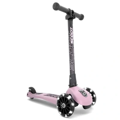 Immagine di Scoot&amp;Ride Scoot Ride Highwaykick 96346 Monopattino a 3 LED, in plastica/metallo, dimensioni: ca. 55 x 15 24 cm, colore: Rosa