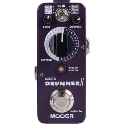Immagine di Mooer MICRO DRUMMER II Drum Machine effectpedaal (ME II)