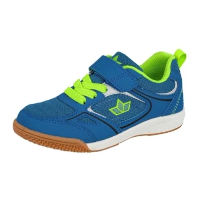 Immagine di Lico Racine VS, Scarpe da Ginnastica per Ambienti Interni, Blu/Limone, 32 EU