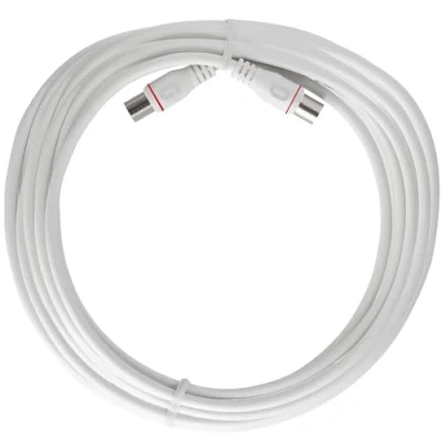 Immagine di Axing EAK 601 80 cavo di collegamento per dispositivi terminali, 6 m, F Quickfix, 4 schermati, modem via DATA CATV