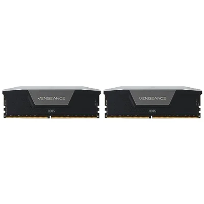 Immagine di CORSAIR VENGEANCE RGB DDR5 RAM 64GB (2x32GB) 5200MHz CL40 Intel XMP Compatibile iCUE Memoria per Computer Nero (CMH64GX5M2B5200C40)