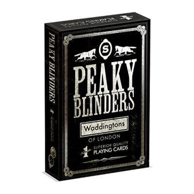 Immagine di Waddingtons Numero 1 Peaky Blinders Gioco di Carte da gioco, entra nel mondo Tommy Shelby e gioca con Arthur, Polly, Ada, Lizzie, Michael Finn, regalo giocattolo per ragazzi, ragazze adulti