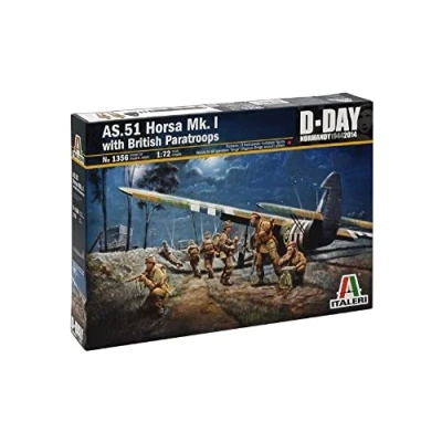 Immagine di Italeri 1356 As 51 Horsa Mk.I W/British Paratroopers Model Kit Scala 1:72