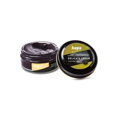 Immagine di Kaps Crema per la Cura delle Scarpe, Intensiva e Nutrimento Pelle, Delicate, 70 Colori (159 Uvetta)