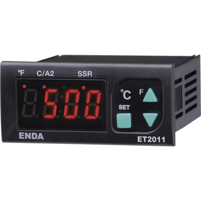 Immagine di Enda ET2011 RT 230 PID Termostato Pt100 100 fino a +600 C Relè 8 A, SSR (L x L A) 71 77 35 mm