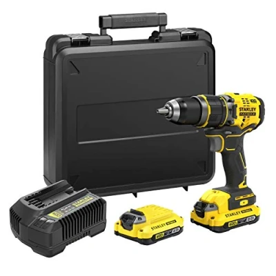 Immagine di STANLEY FATMAX, TRAPANO AVVITATORE A PERCUSSIONE BRUSHLESS V20. SFMCD721D2K QW