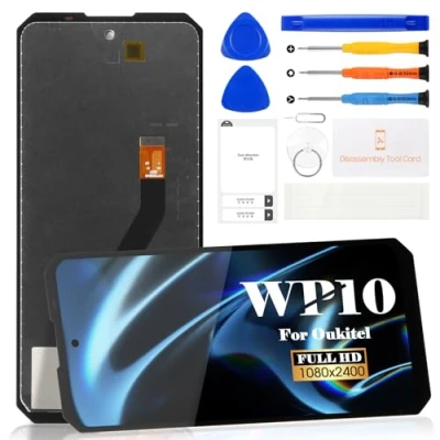 Immagine di Kit di riparazione per schermo Oukitel WP10 Touch Digitizer ricambio display LCD (nero, senza cornice)