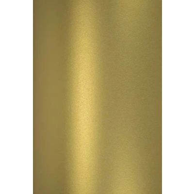 Immagine di Netuno 10x carta perlata oro formato A5 148 x 210 mm 120g Majestic Real Gold decorativa con superficie perlescente per inviti matrimonio Natale Pasqua natalizia