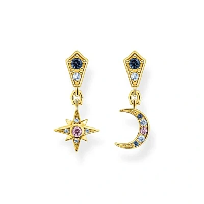 Immagine di Thomas Sabo Orecchini argento sterling zirconia_cubica Donna, Oro, 2cm H2207 959 7