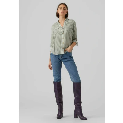 Immagine di Vero Moda Vmbumpy LS NEW NOOS Camicia, Donna, Taglia: Small, Laurel wreath