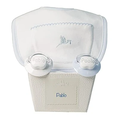 Immagine di BebeDeParis Ciuccio per Bambini Personalizzato con Nome, Neonati 0 6 Mesi, Include Scatola Personalizzata, Senza BPA