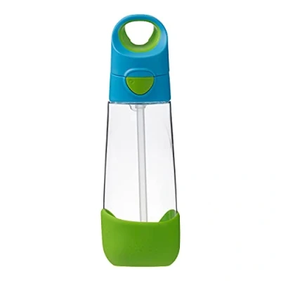 Immagine di b.box Borraccia Bambini in Tritan con Cannuccia e Tappo Antigoccia Ergonomica Design Moderno Adatto ai Bambini, Ideale da Introdurre Dopo i Bicchieri Beccuccio 600 ml