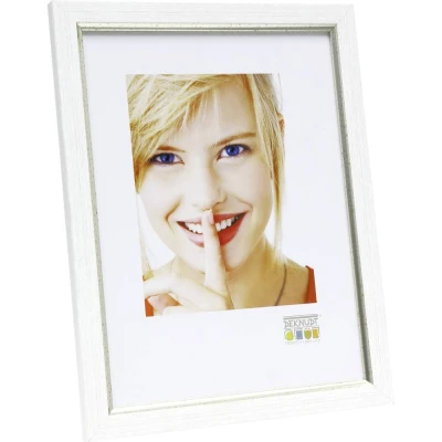 Immagine di Deknudt S46AF1_10,0X15,0 Cornice portafoto Formato carta: 10 x 15 cm Bianco, Argento