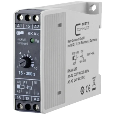 Immagine di Metz Connect 110304412008 RKAk E10 Relè temporizzato Spegnimento ritardato 230 V/AC 1 pz. scambio