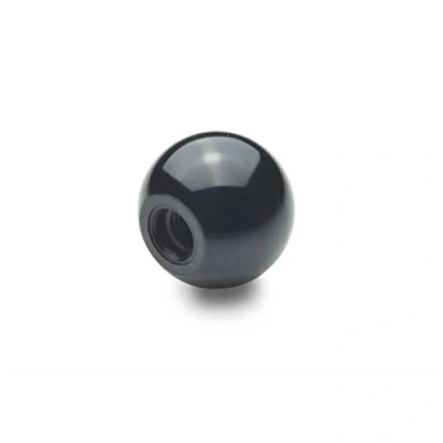 Immagine di Ganter Normelemente DIN 319 KU 30 M8 C Bottoni a Sfera, Nero, Kugeldurchmesser d1: 30mm, Set di 10 Pezzi