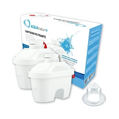 Immagine di TM Electron TMFIL102+ Confezione da 2 a 4 Mesi di Filtri Acqua, Compatibili con le Brocche Maxtra e Maxtra+, Unità