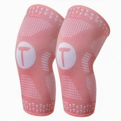 Immagine di Teylam Ginocchiera per uomo/donna, set da 2, protezioni mediche menisco, artrite, ACL, bendaggio a compressione basket, pallavolo, yoga, corsa, gamba destra e sinistra