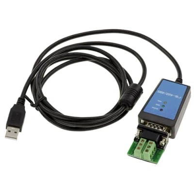 Immagine di KALEA INFORMATIQUE Convertitore da USB a RS422 RS485 con chipset FTDI FT232. Cavo 1,8 m protezione magnetica