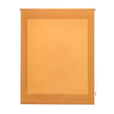 Immagine di Uniestor Tenda a rullo traslucida tinta unita Arancia, 100 x 175 cm (Larghezza Altezza) Dimensioni del tessuto 97 170 cm. avvolgibile