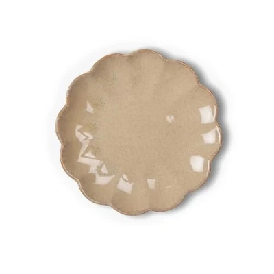 Immagine di ByON Piatto da colazione, colore beige, in gres porcellanato, dimensioni: 13 cm, 5283907203