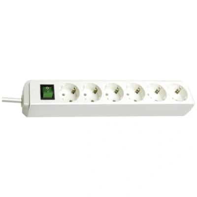 Immagine di Brennenstuhl 1159450015 Multipresa 6 scomparti Grigio luminescente Schuko 1 pz.