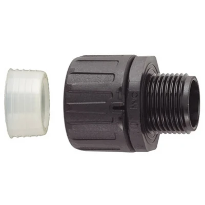Immagine di HellermannTyton 166 21603 HGL21 S M20 Raccordo a vite del tubo flessibile Nero 16.70 mm Piatto 1 pz.