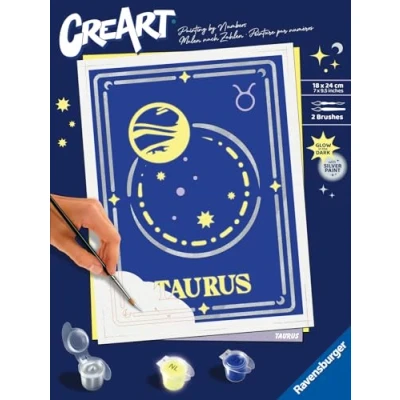 Immagine di Ravensburger CreArt 23734 Dipingere con i Numeri, Toro dai 14 Anni in su,