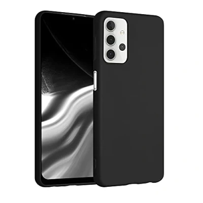 Immagine di kwmobile Custodia Compatibile con Samsung Galaxy A32 5G Cover Back Case per Smartphone in Silicone TPU Protezione Gommata nero matt